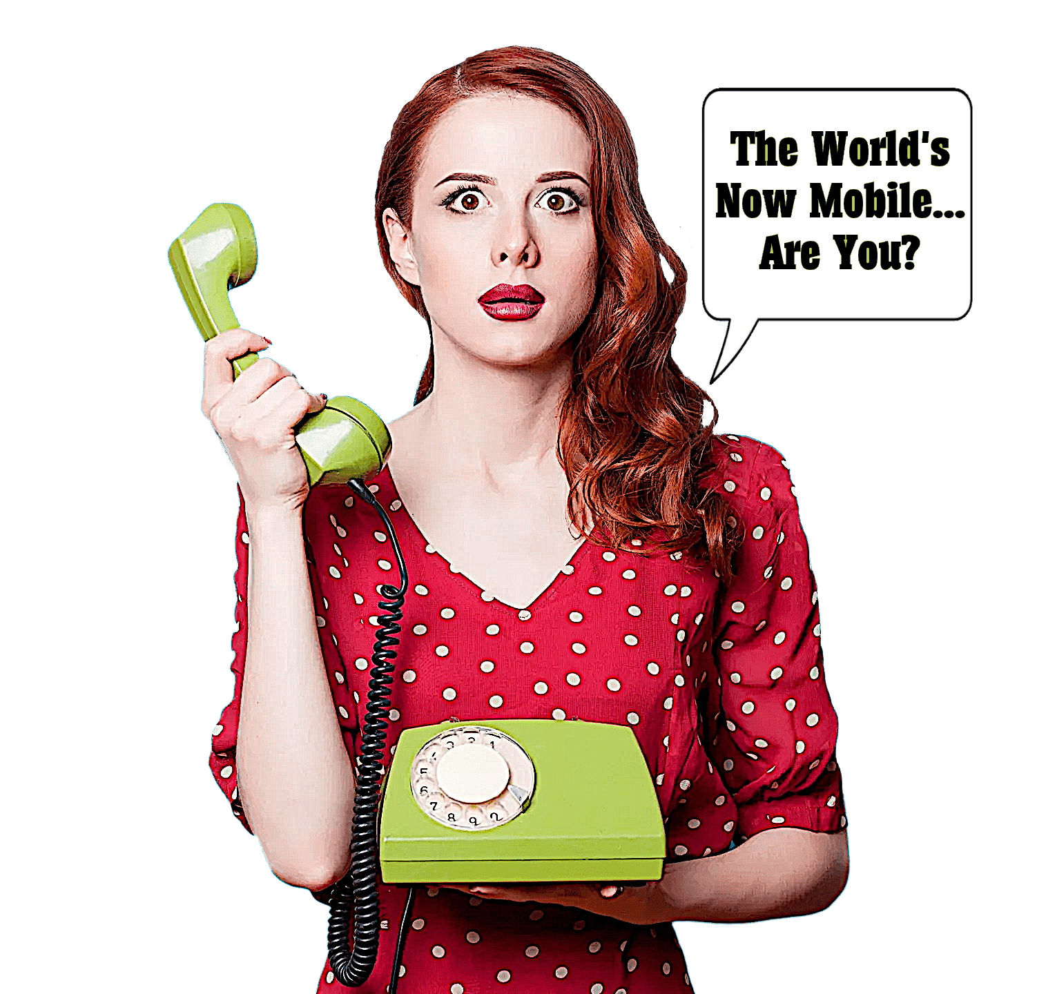 Woman using mobile phone